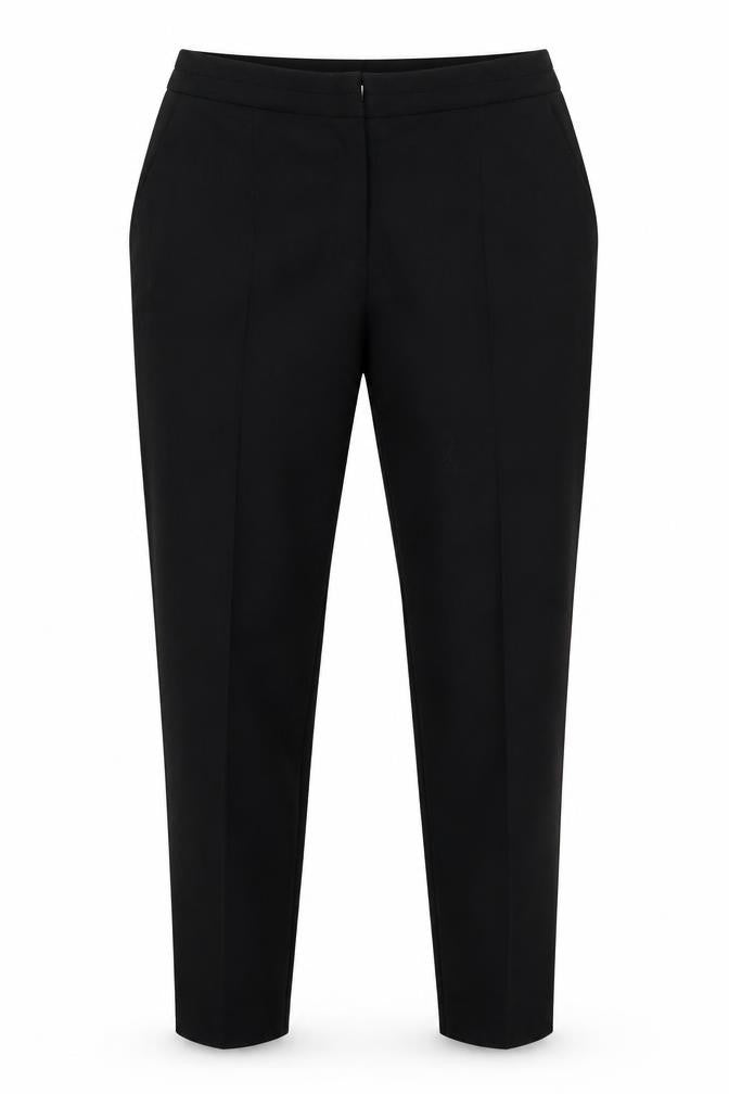 Very Womens Black  Cotton Dress Pants Trousers Size 12 L26 in Regular