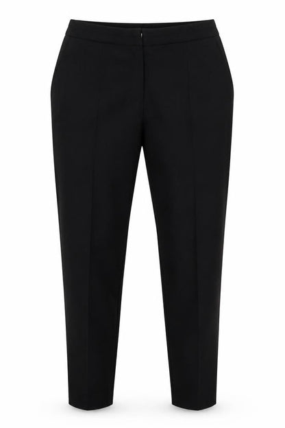 Very Womens Black  Cotton Dress Pants Trousers Size 12 L26 in Regular