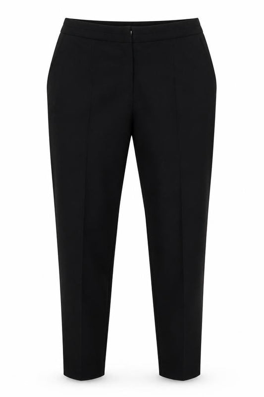 Very Womens Black  Cotton Dress Pants Trousers Size 12 L26 in Regular