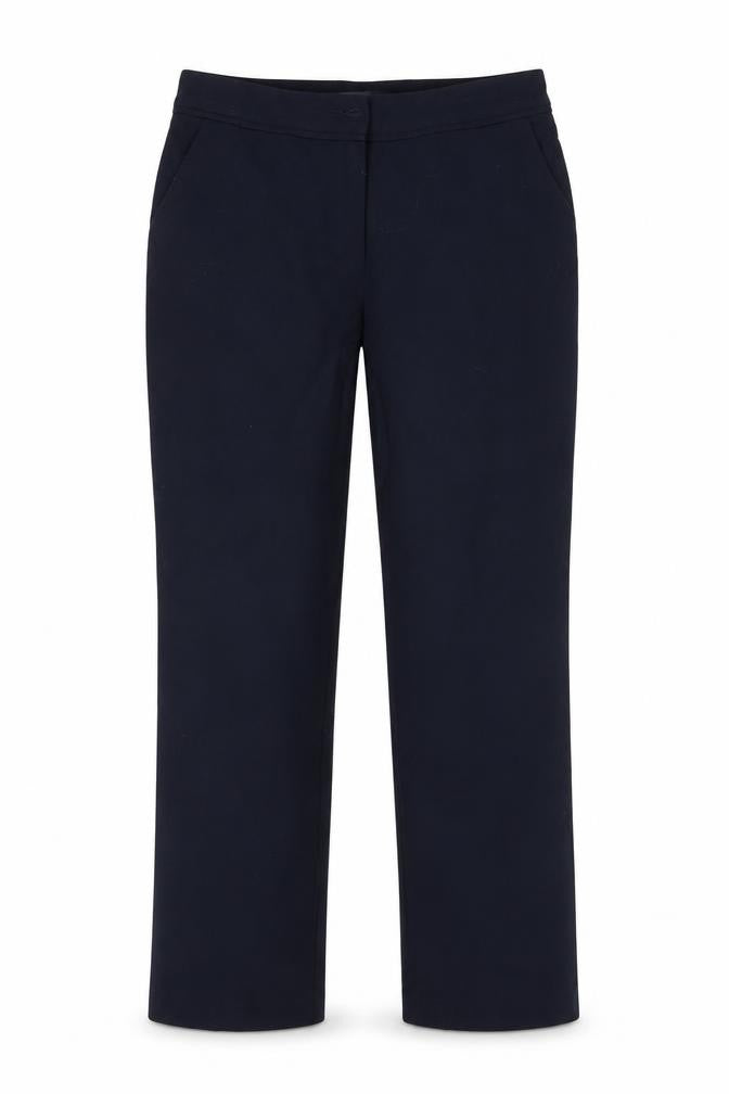 Marks & Spencer Womens Blue  Polyester Dress Pants Trousers Size 10 L28 in Regular