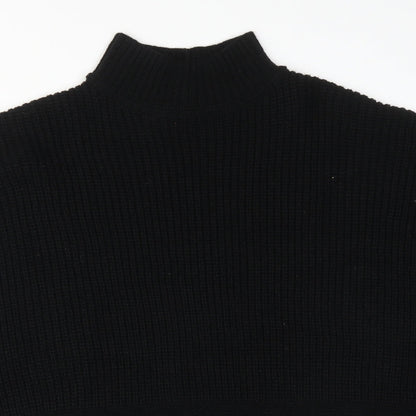 Love Knitwear Womens Black   Jacket Poncho Size M