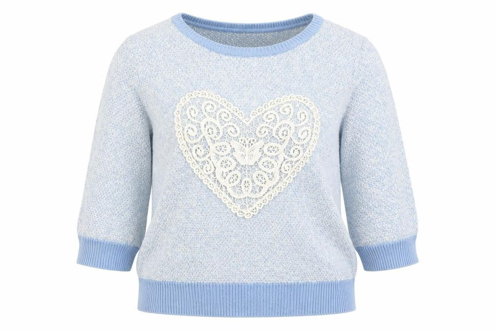 TU Womens Multicoloured  Cotton Pullover Sweatshirt Size 12   - HEART