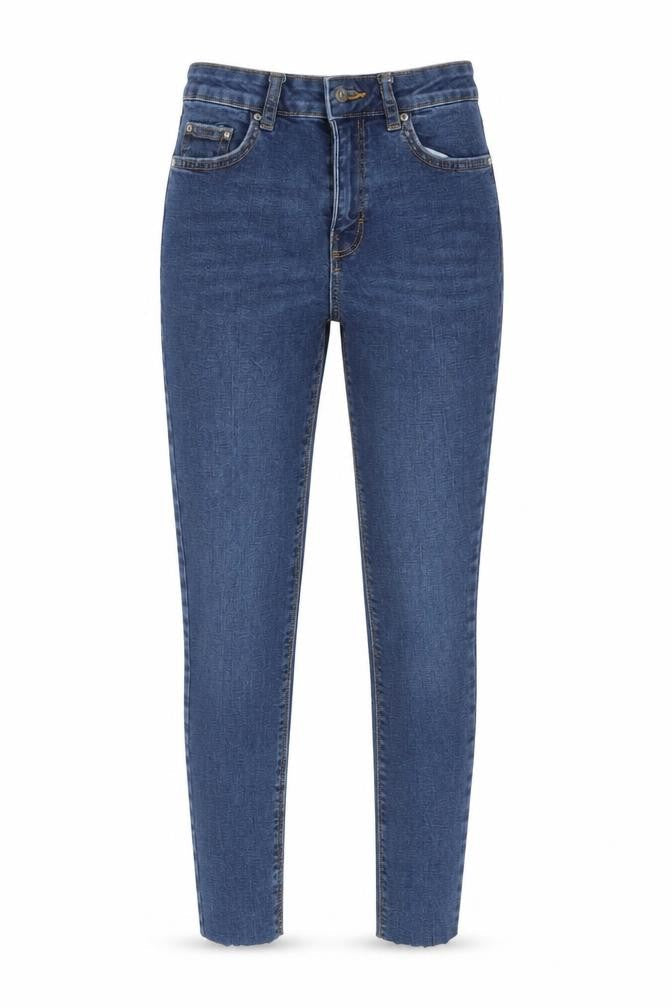 DENIM CO Womens Blue  Cotton Skinny Jeans Size 8 L24 in Regular