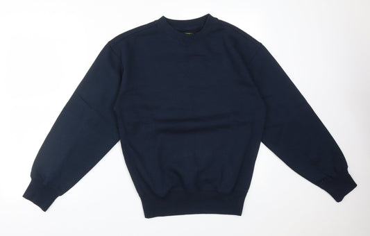 Preloved BARATEC Mens Blue  Polyester Pullover Sweatshirt Size XS - Front