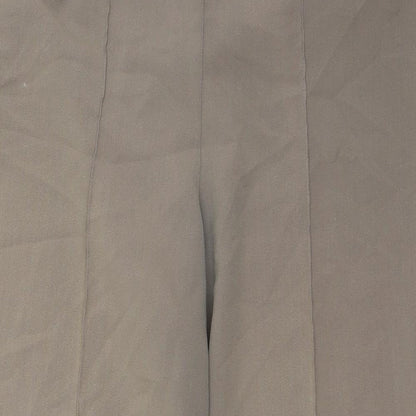 Preloved Bonmarché Womens Beige  Polyester Trousers  Size 12 L26 in Regular - Detail