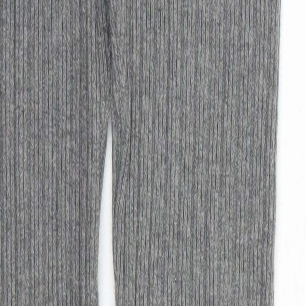 ASOS Womens Grey  Acrylic Trousers  Size 10 L26 in Regular