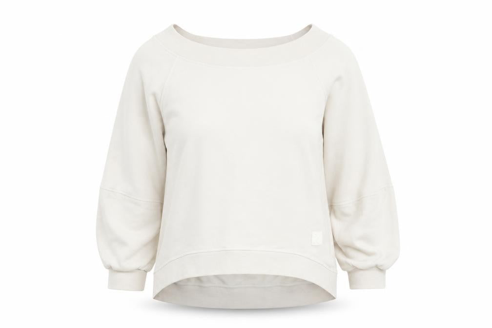 River Island Womens Ivory  Polyester Pullover Sweatshirt Size M