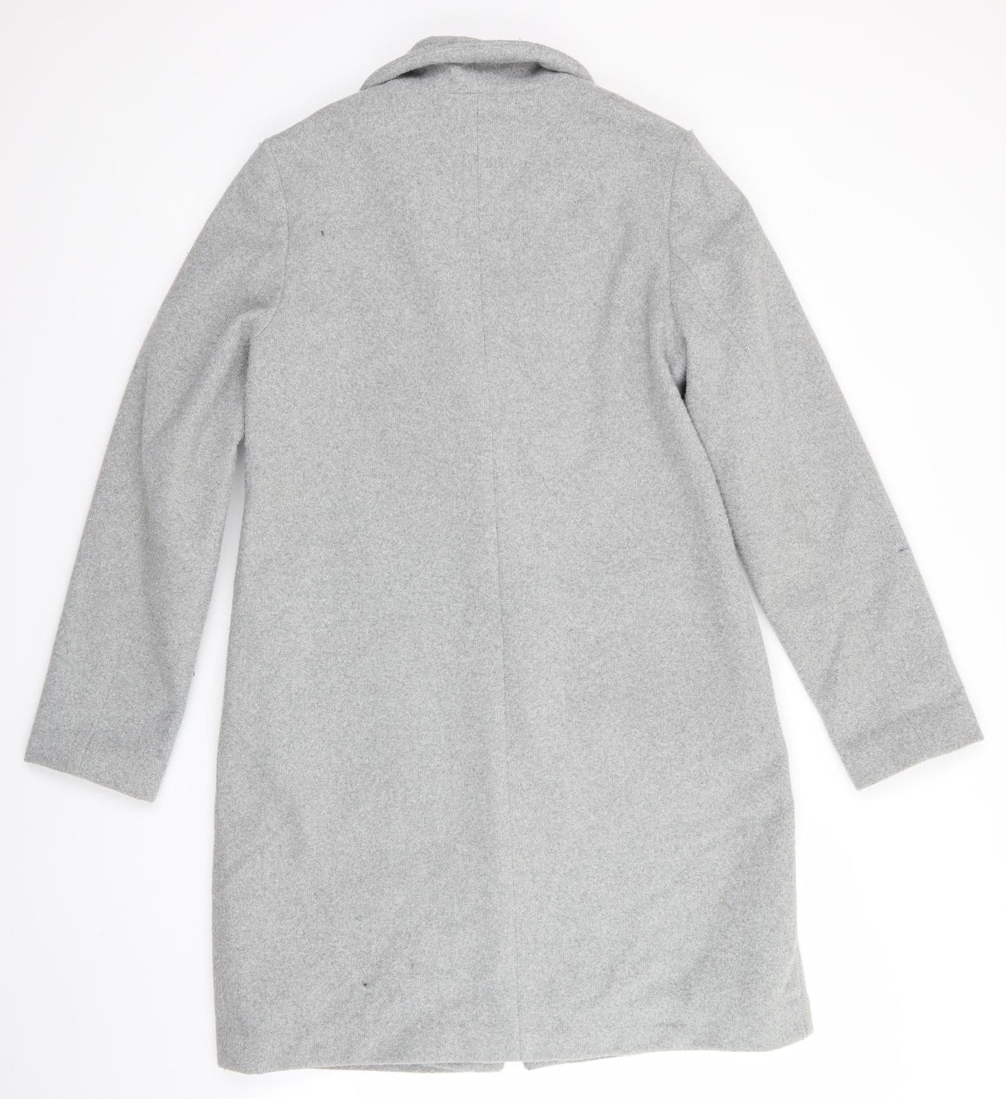 New Look Womens Green   Overcoat Coat Size 10   - Pale Green Grey
