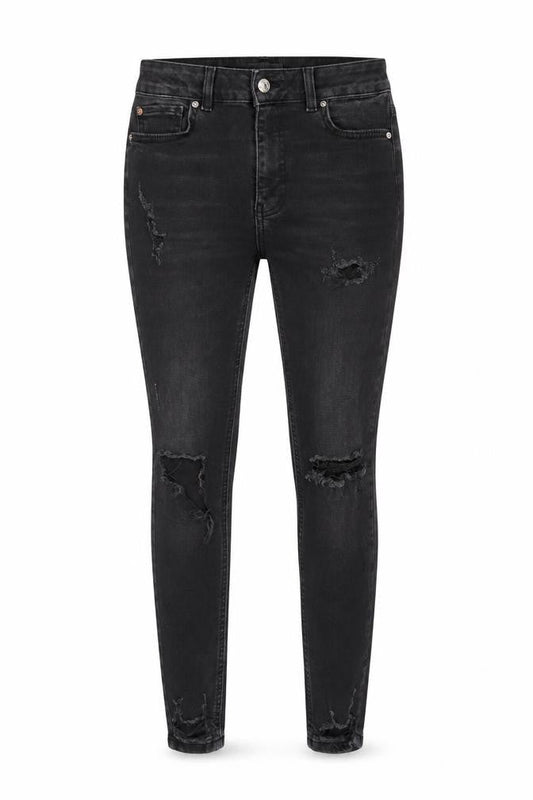 Denim Co Womens Black  Cotton Skinny Jeans Size 10 L27 in Regular