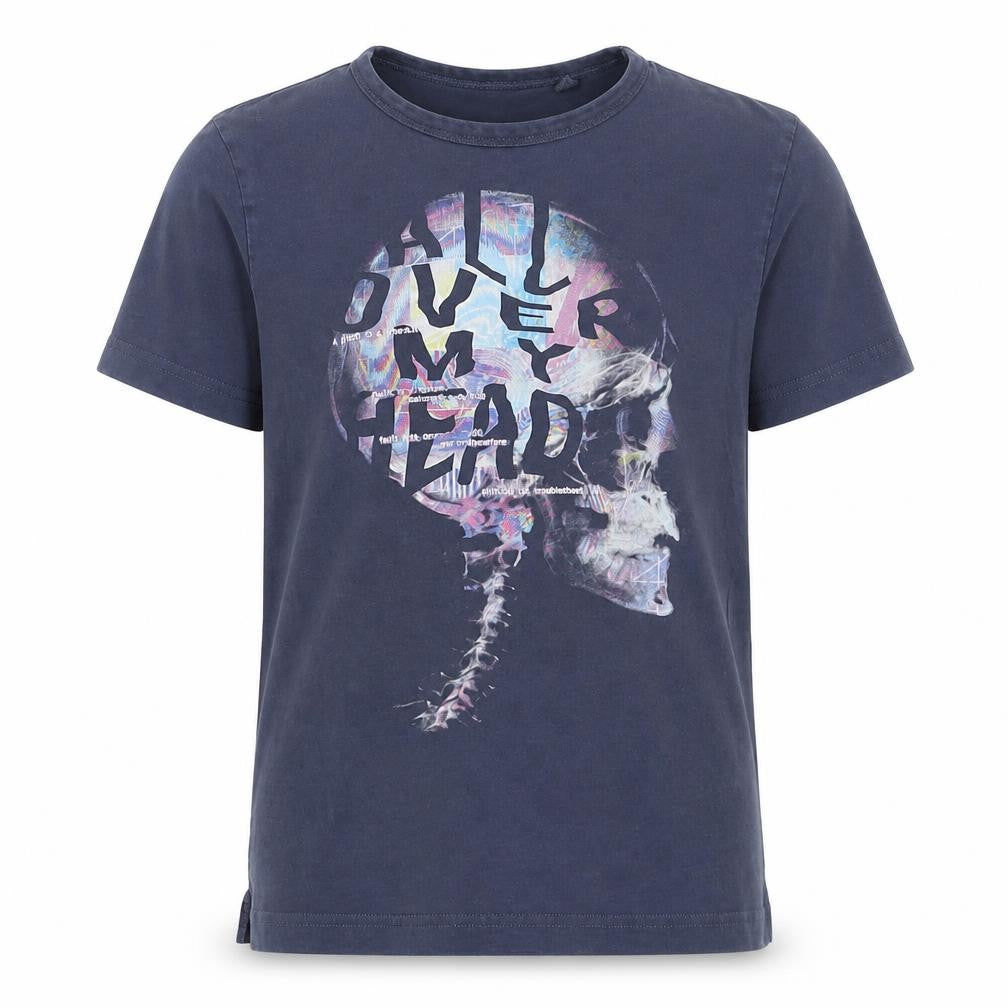 Next Boys Multicoloured  Cotton Basic T-Shirt Size 5 Years Round Neck