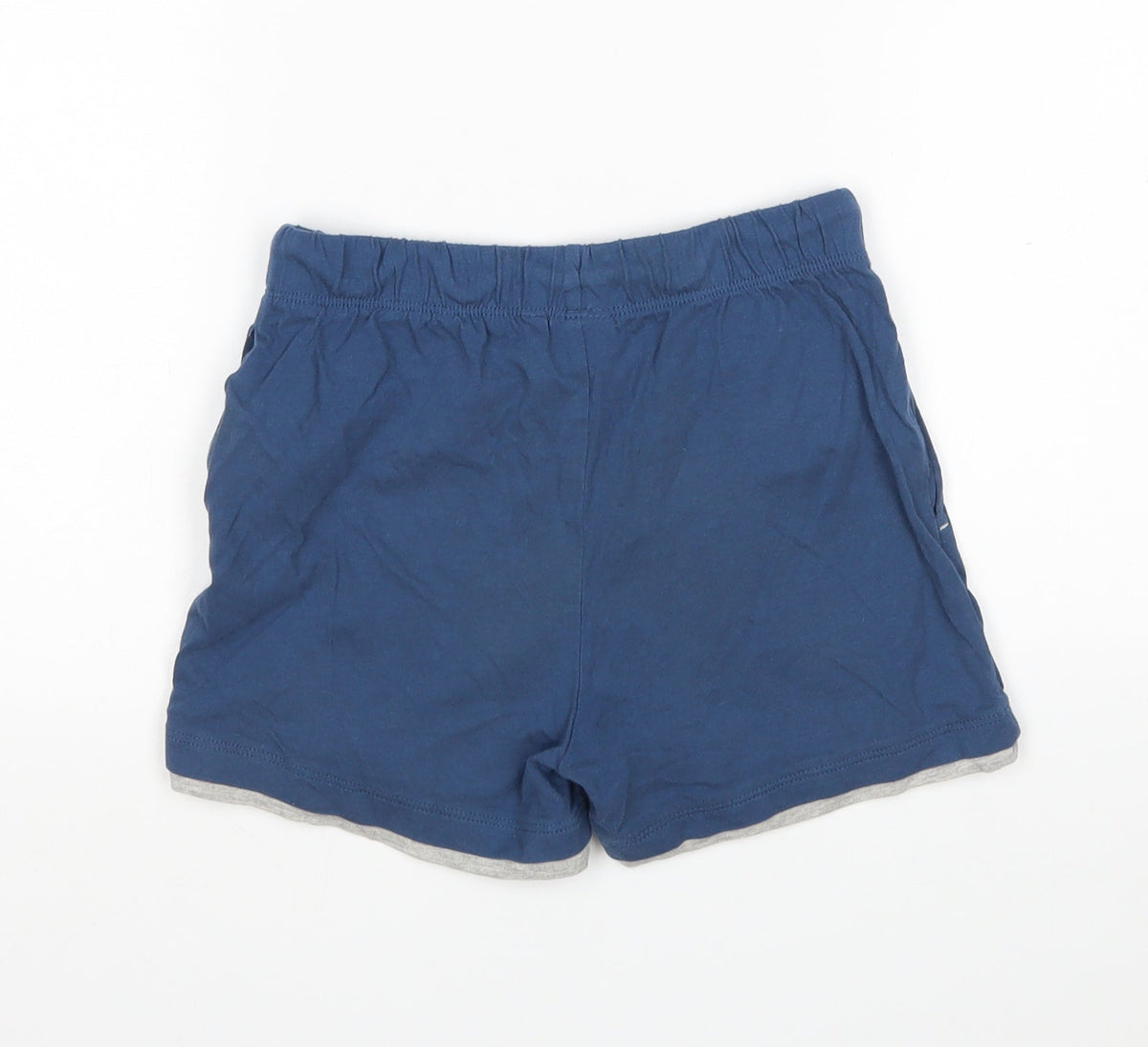 Sun City Boys Blue  Cotton  Sleep Shorts Size 8 Years