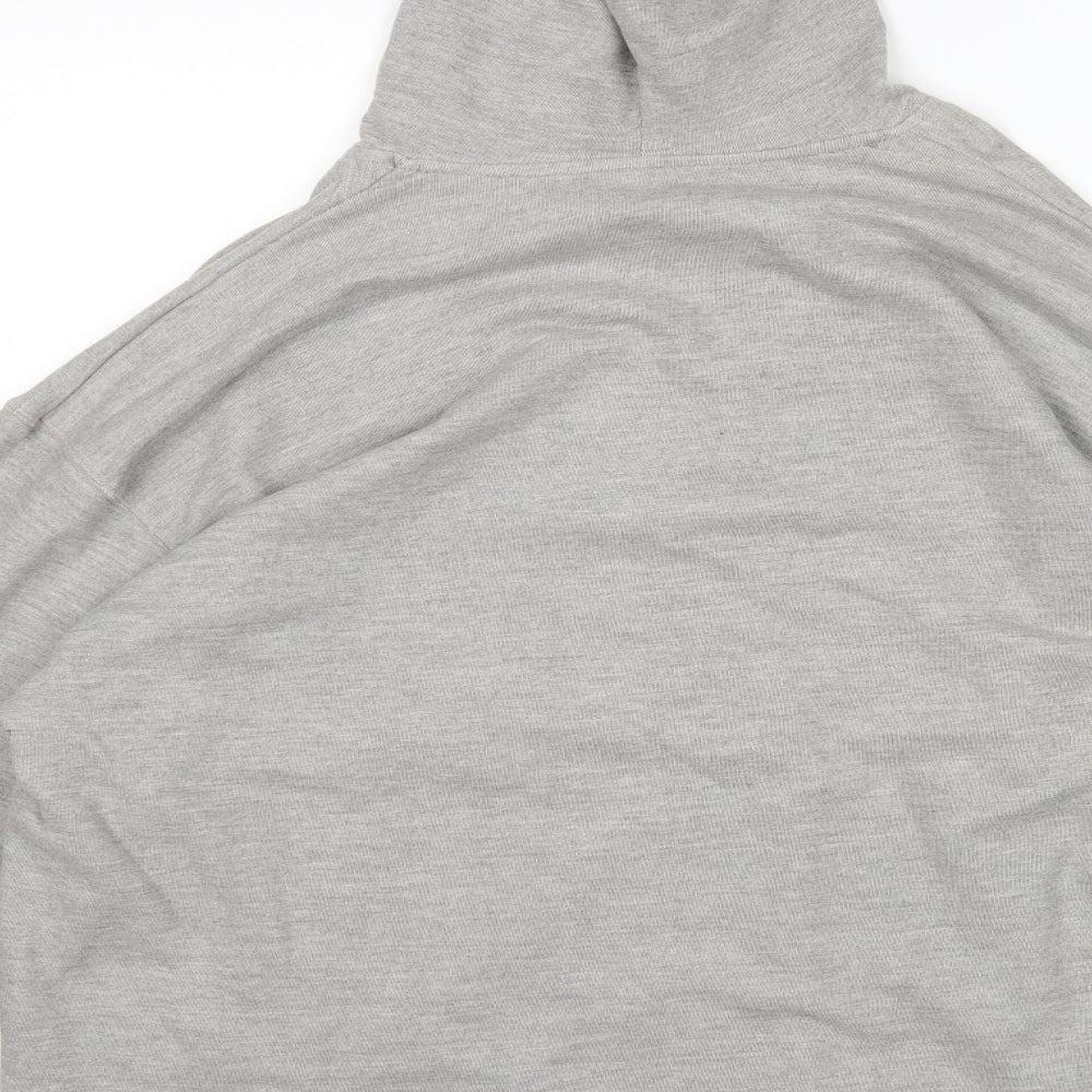 Preworn Womens Grey  Cotton Pullover Hoodie Size XL