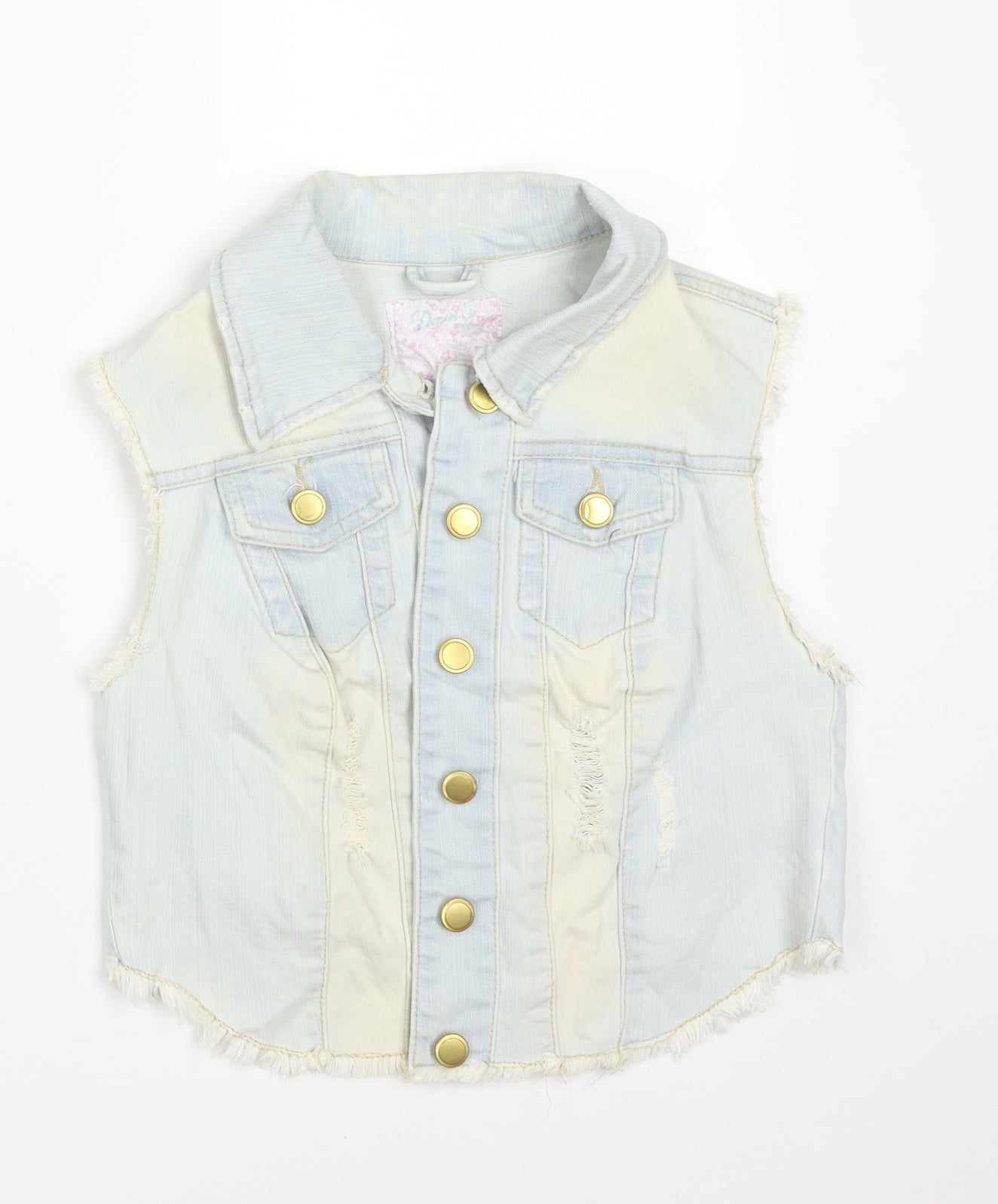 DENIM CO Womens Blue   Gilet Jacket Size 6