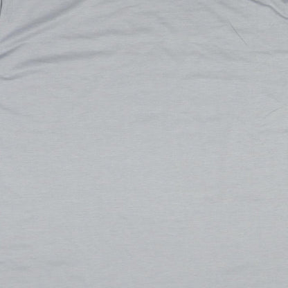 Preloved Preworn Womens Grey  Polyester Basic T-Shirt Size L Round Neck - FAITH - Label
