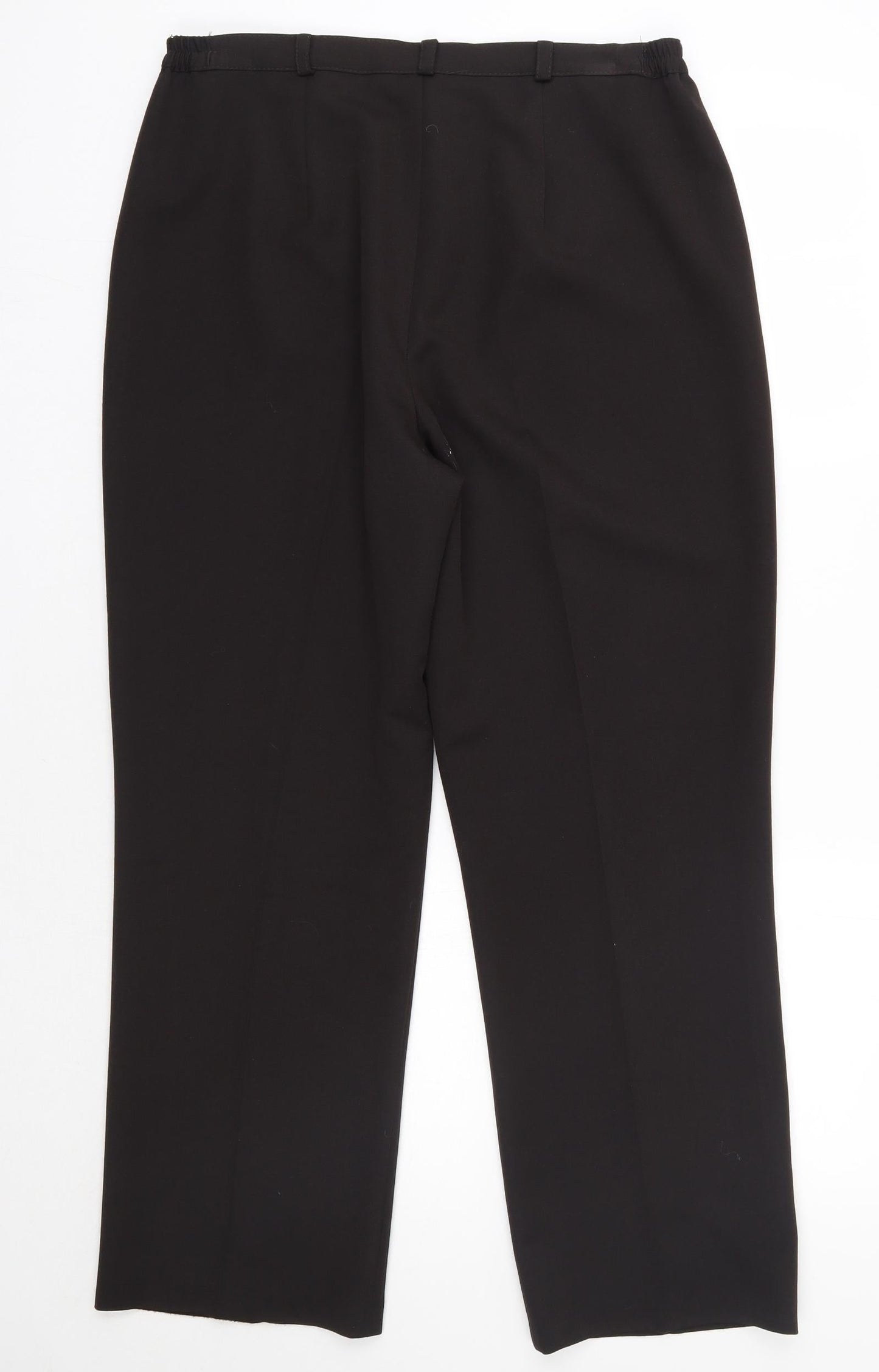 Annabelle Womens Brown  Polyester Dress Pants Trousers Size 16 L28 in Regular