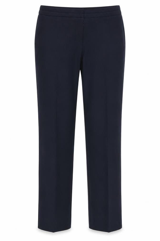 Bonmarché Womens Blue Polyester Dress Pants Trousers Size 12 L28 in Regular
