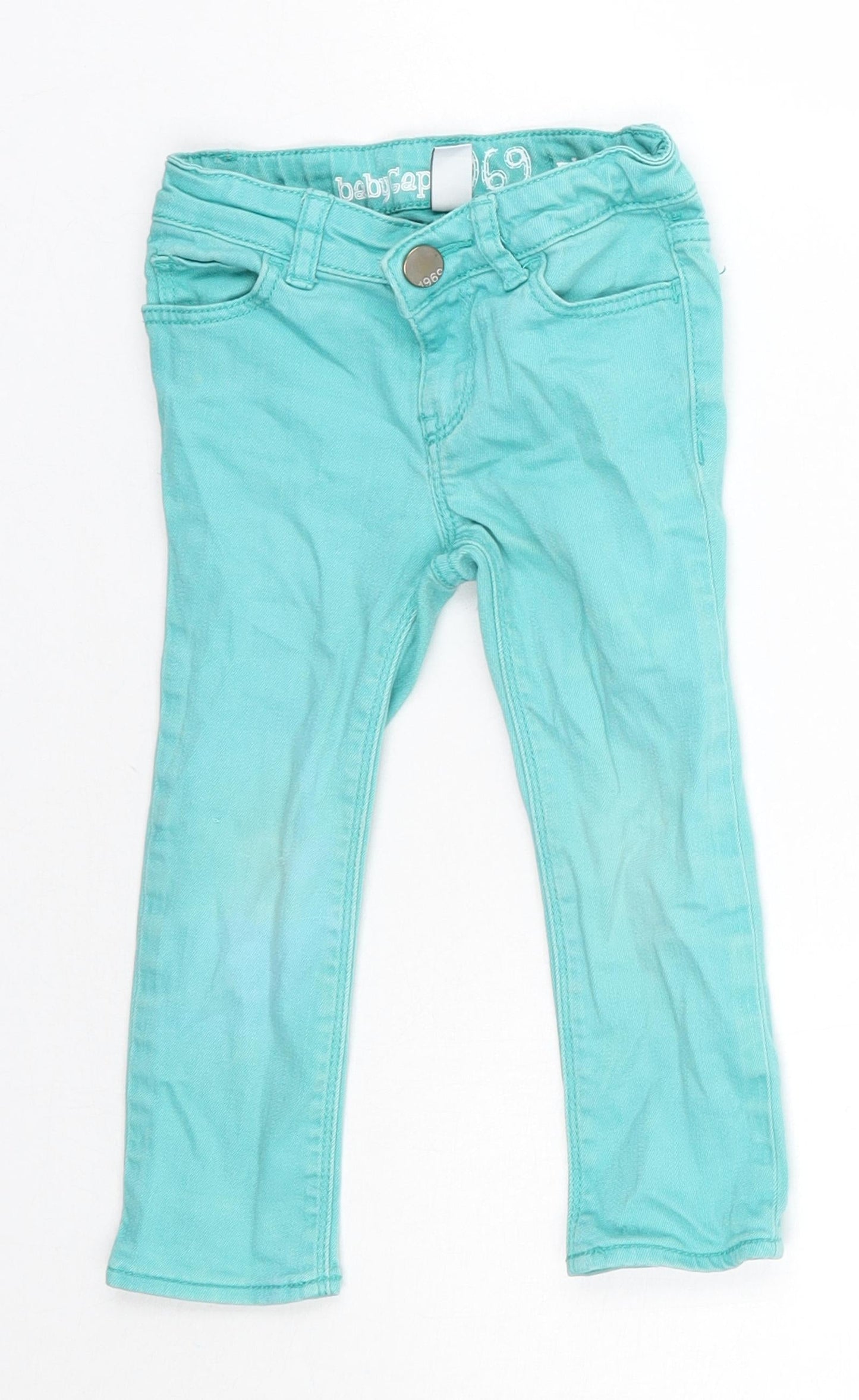 Gap Baby Green  Cotton Jogger Jeans Size 24 Months