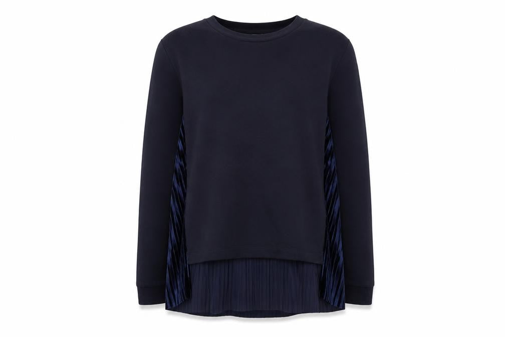 name it Girls Blue  Cotton Pullover Sweatshirt Size 11-12 Years