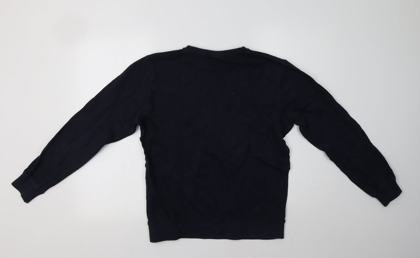 Tres Bien Womens Blue  Cotton Pullover Sweatshirt Size S
