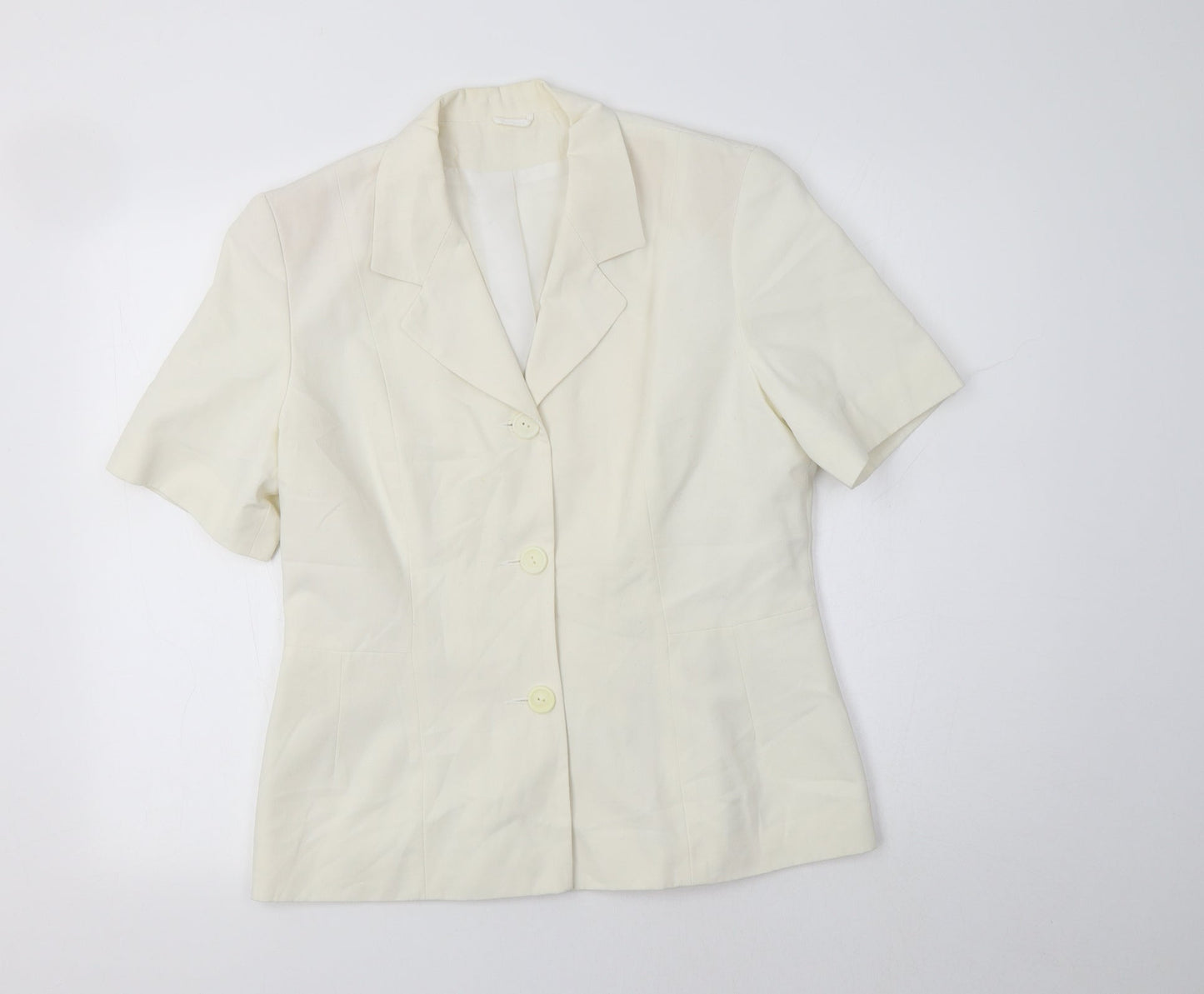 Dorothy Perkins Womens Ivory   Jacket Blazer Size 14
