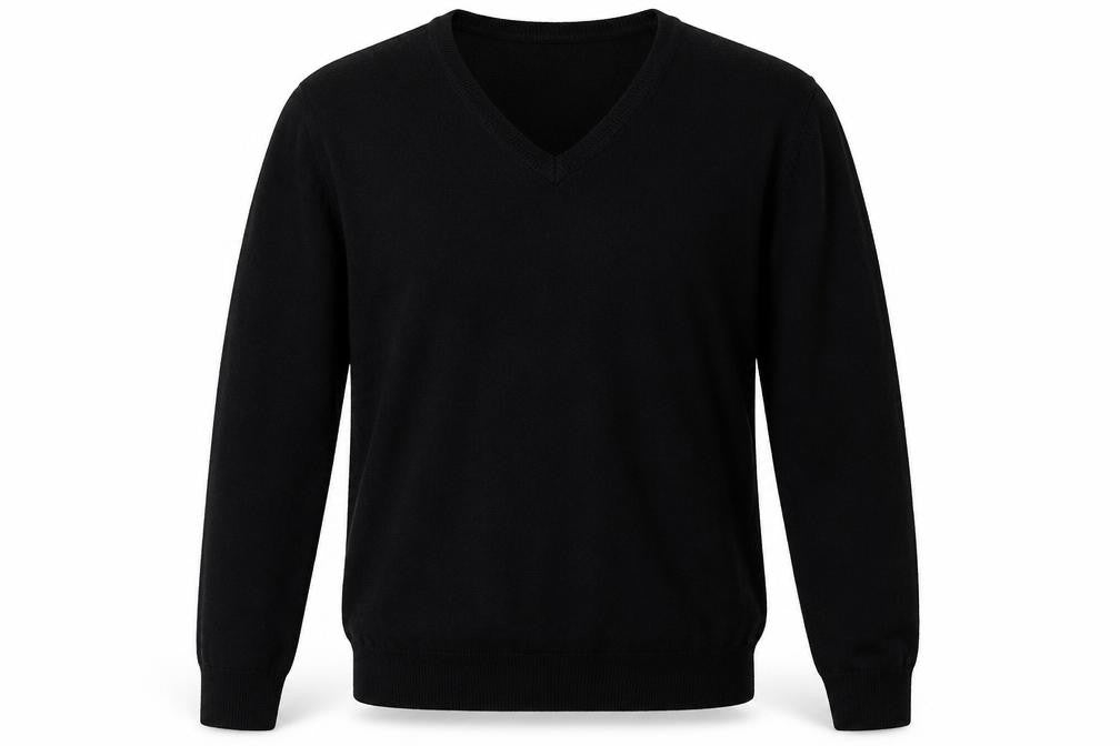 Marks & Spencer Mens Blue V-Neck  Acrylic Pullover Jumper Size L