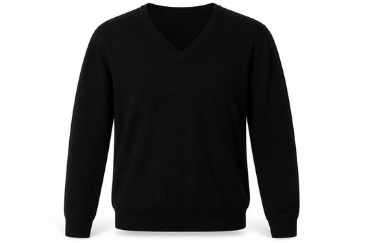 Marks & Spencer Mens Blue V-Neck  Acrylic Pullover Jumper Size L