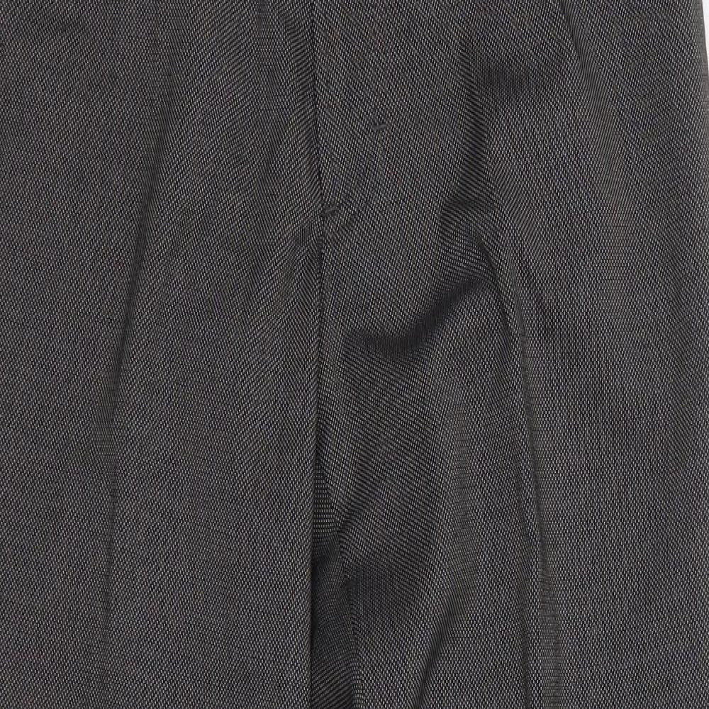 Next Womens Grey  Polyester Dress Pants Trousers Size 30 L31 in Regular