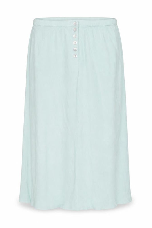 Preworn Womens Blue  Viscose A-Line Skirt Size 30 in