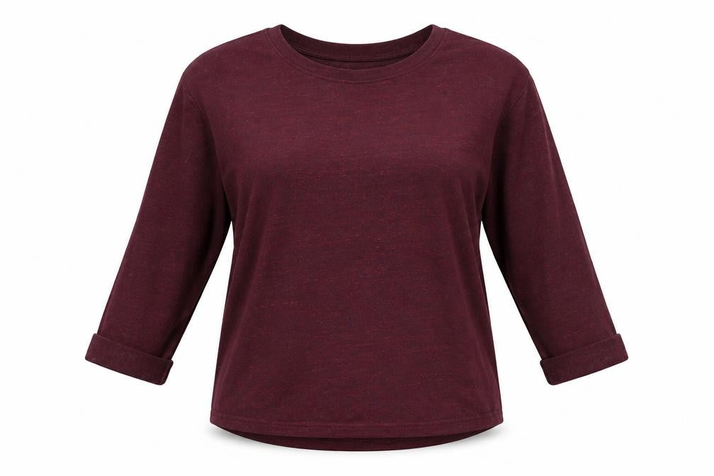 H&M Womens Purple  Polyester Basic Blouse Size XS Round Neck