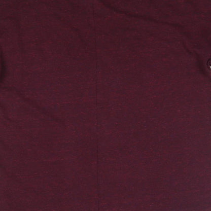 H&M Womens Purple  Polyester Basic Blouse Size XS Round Neck