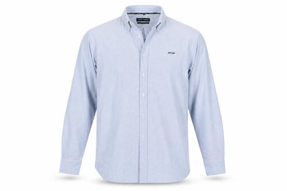 Jack Doyle Mens Blue  Cotton  Button-Up Size L Collared