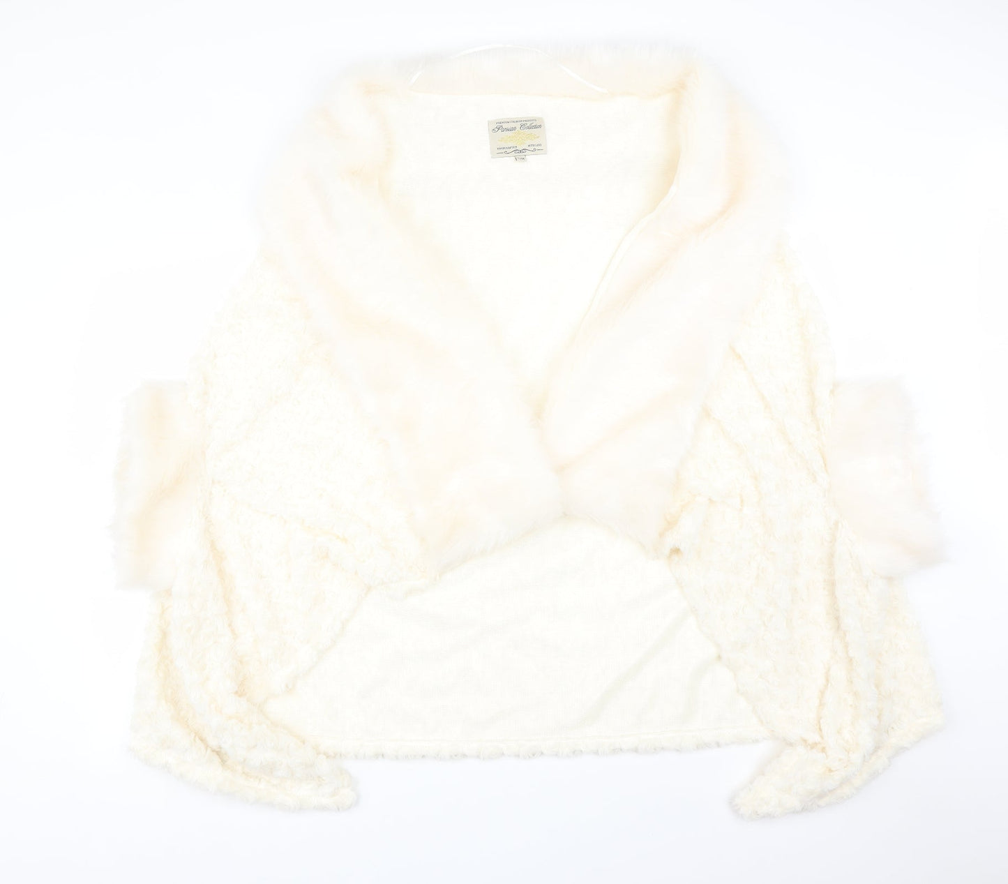 PARISIAN Womens Beige  Floral Polyester Cardigan Jumper Size M