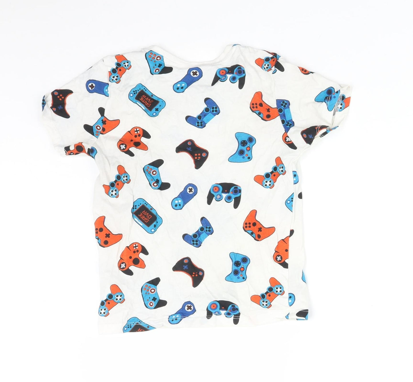 PRP&CO Boys Multicoloured  Cotton Basic T-Shirt Size 5-6 Years Round Neck  - CONTROLLER