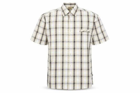 BACK COUNTRY Mens Multicoloured Check Polyester  Button-Up Size L Collared