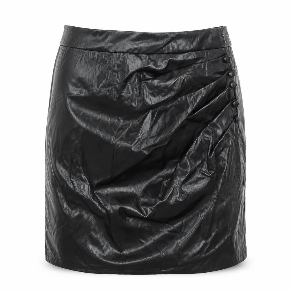 SheIn Womens Black  Polyester Maxi Skirt Size S
