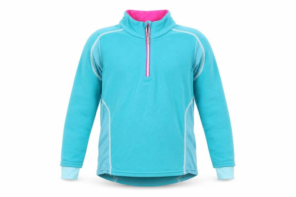 DECATHLON Girls Blue   Pullover Sweatshirt Size 6 Years