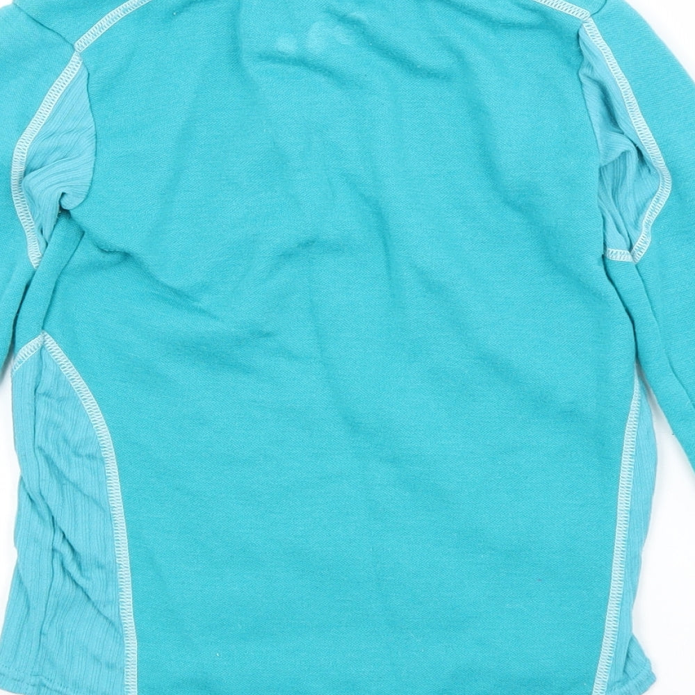 DECATHLON Girls Blue   Pullover Sweatshirt Size 6 Years