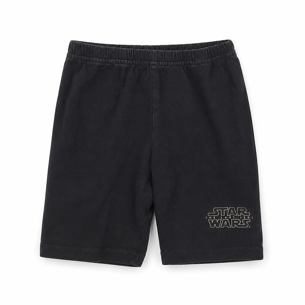 Next Boys Black  Cotton Sweat Shorts Size 3-4 Years  Regular  - STAR WARS