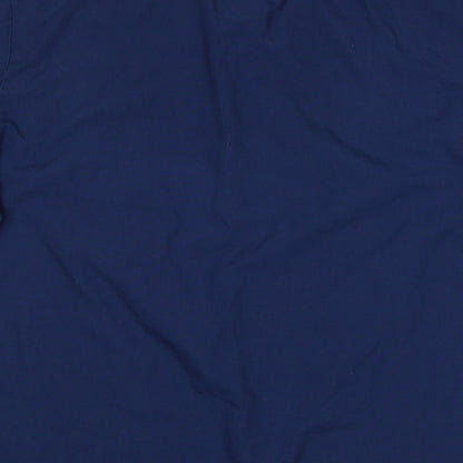 Alexandra Womens Blue  Polyester Basic T-Shirt Size XL V-Neck