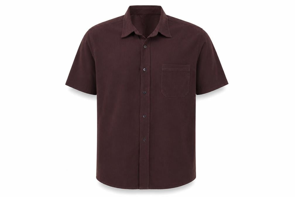 Matalan Mens Purple  Polyester  Button-Up Size M Collared