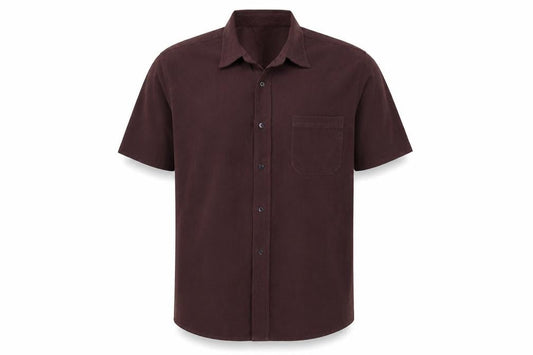 Matalan Mens Purple  Polyester  Button-Up Size M Collared