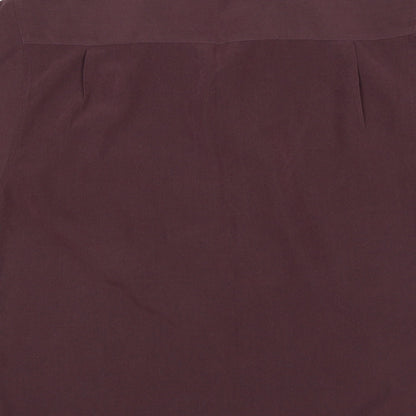 Matalan Mens Purple  Polyester  Button-Up Size M Collared