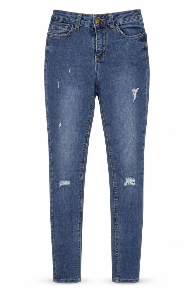 Denim Co Womens Blue  Cotton Skinny Jeans Size 6 L29 in Regular