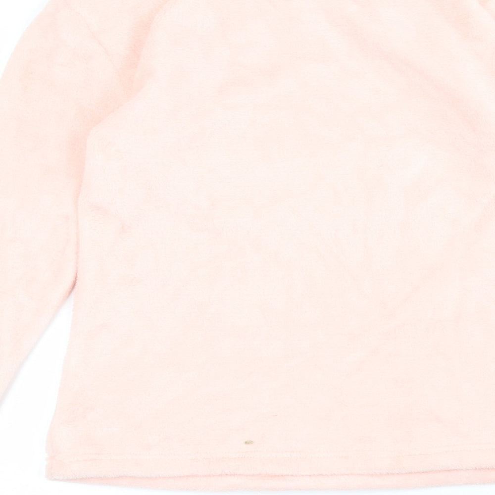 F&F Womens Pink Round Neck  Polyester Pullover Jumper Size 6