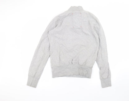 Next Womens Grey Round Neck  Cotton Pullover Jumper Size 10