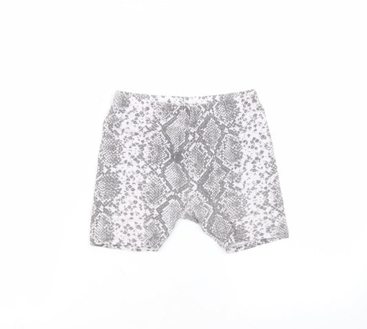NEXT Girls Grey  Cotton Sweat Shorts Size 9 Years  Regular