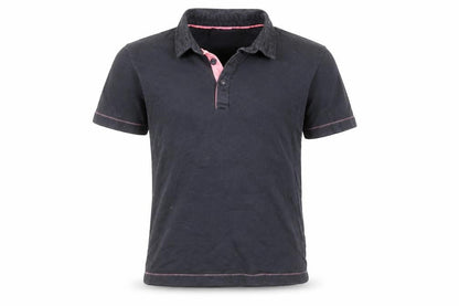Marks & Spencer Girls Black  Cotton Basic Polo Size 7-8 Years Collared