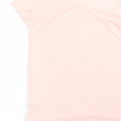 Preloved Primark Womens Pink  Cotton Basic T-Shirt Size M Round Neck - Label