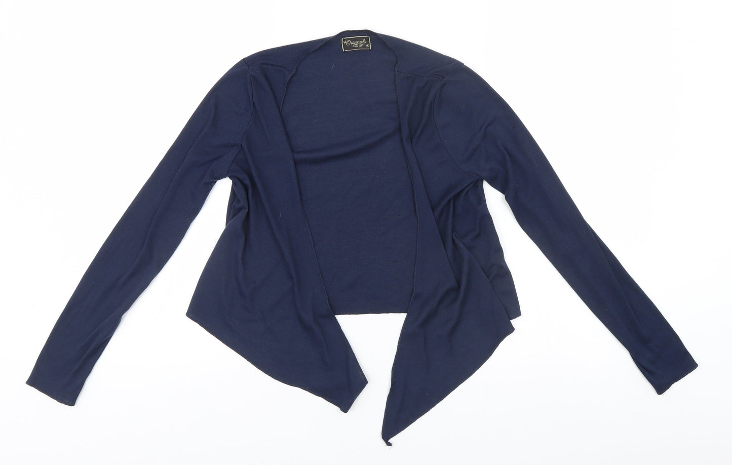 originals Womens Blue Round Neck  Polyester Cardigan Jumper Size 10