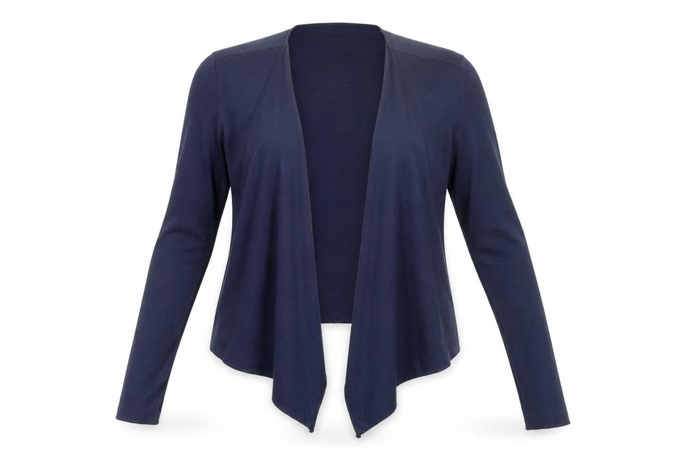 originals Womens Blue Round Neck  Polyester Cardigan Jumper Size 10